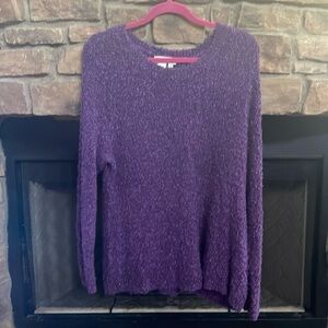Coldwater Creek purple sweater. Size 1X
